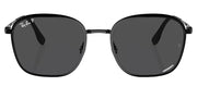 Ray-Ban RB3720 002/K8 Square Polarized Sunglasses