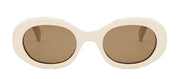 Celine Triomphe CL40194U 24E Oval Sunglasses