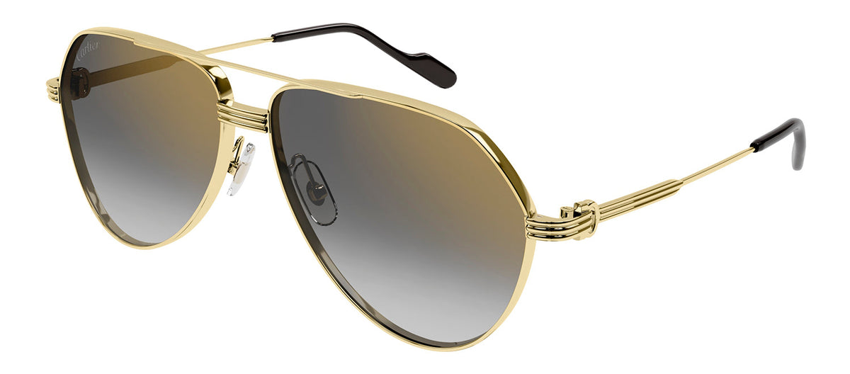 Cartier CT0303S 001 Aviator Sunglasses