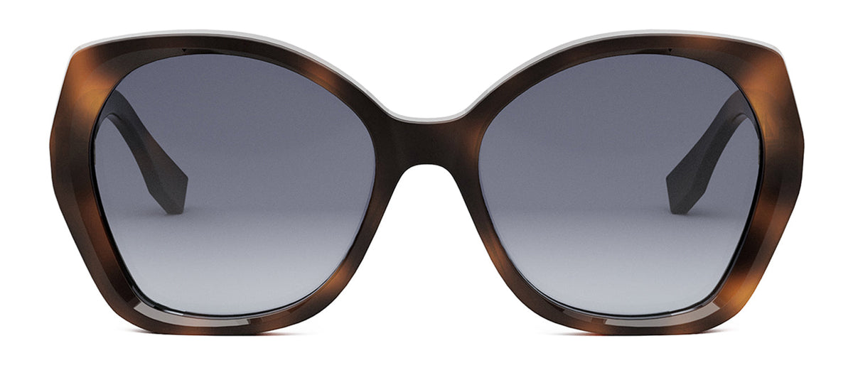 Fendi Women's Lettering Butterfly Sunglasses