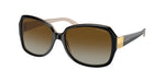 6123T3 - Shiny Black On Nude / Polarized Gradient Brown