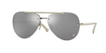 12526G - Pale Gold / Light Grey Mirror Silver