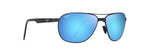 B728-17 - Matte Dark Ruthenium with Black / Blue Hawaii
