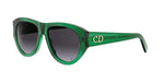 55A1 - Acetate Shiny Green with Grey Gradient lenses /