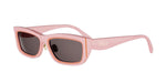 40S0 - Acetate Shiny Rose with Brown Normal lenses /