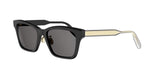 10A0 - Acetate Shiny Black with Grey Normal lenses /