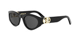 10A0 - Acetate Shiny Black with Grey Normal lenses /