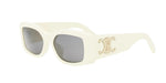25A - Acetate Shiny Ivory / Smoke