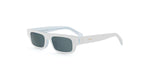22V - Acetate Shiny White with Blue Normal lenses /