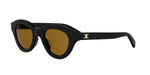 01J - Acetate Shiny Black with Brown Normal lenses /