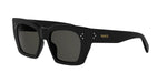 01A - Acetate Shiny Black with Grey Normal lenses /