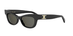 01A - Acetate Shiny Black with Grey Normal lenses /