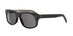 01A - Acetate Shiny Black with Grey Normal lenses /