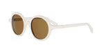 25J - Acetate Shiny White with Brown Normal lenses /