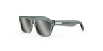 48A4 - Acetate Shiny Grey with Silver Mirror lenses /