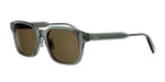 55F0 - Acetate Shiny Green with Brown Normal lenses /
