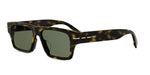 52N - Acetate Shiny Havana with Green Normal lenses /