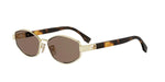 30E - Metal Shiny Gold with Brown Normal lenses /