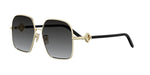 30B - Metal Shiny Gold with Grey Gradient lenses /