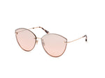 28U - Shiny Rose Gold / bordeaux mirror