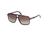 52B - Dark Havana / gradient smoke