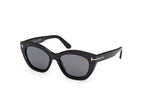 01D - Shiny Black / Shiny Black / smoke polarized
