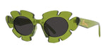 93A - Injected Shiny Lime Transparent / Smoke