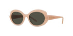 72E - Acetate Shiny Rose with Brown Normal lenses /