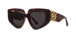 52A - Acetate Shiny Havana with Grey Normal lenses /