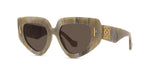 60E - Acetate Shiny Green with Brown Normal lenses /