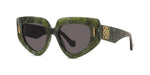 96A - Acetate Shiny Green with Grey Normal lenses /