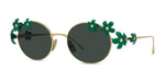 30N - Metal Shiny Gold with Green Normal lenses /