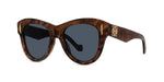 62V - Acetate Shiny Brown with Blue Normal lenses /