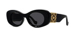 01A - Acetate Shiny Black with Grey Normal lenses /