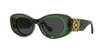 98A - Acetate Shiny Green with Grey Normal lenses /