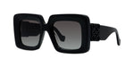 01B - Acetate Shiny Black with Grey Gradient lenses /