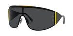 02A - Metal Shiny Black with Grey Normal lenses /