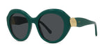 96A - Acetate Shiny Green with Grey Normal lenses /
