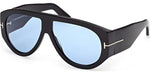 01V - Shiny Black / blue