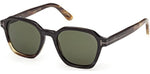 62N - Brown Horn / green