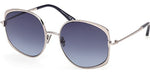 14W - Shiny Light Ruthenium / gradient blue