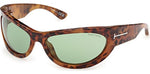 55N - Coloured Havana / green
