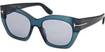 87A - Shiny Turquoise / smoke