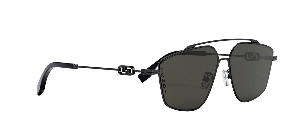 Fendi Ruthenium Shield Mirror Sunglasses for sale online