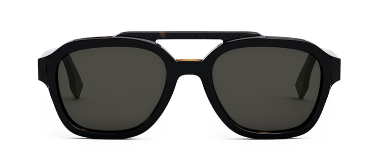 Fendi BILAYER FE 40076U 01A Navigator Sunglasses