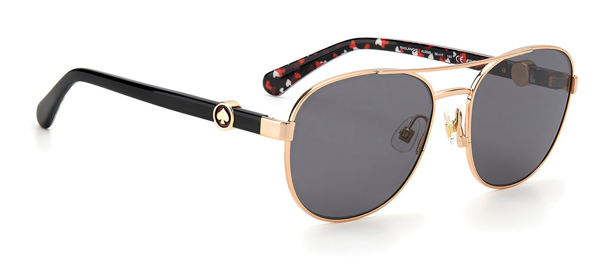 Kate Spade Raglan/G/S LA 006J Aviator Polarized Sunglasses