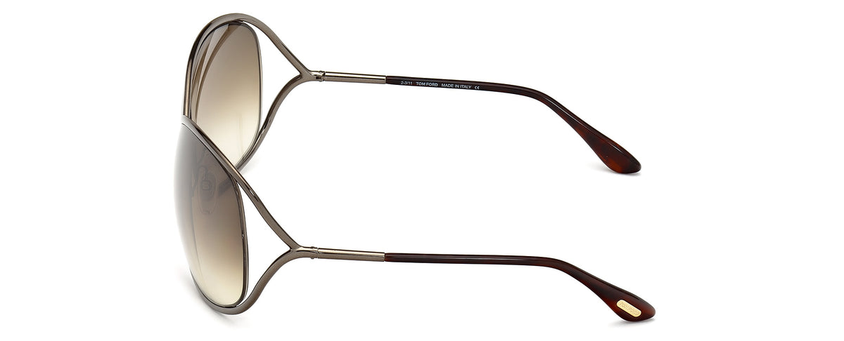 Tom Ford 0130 Miranda Round Around Sunglasses | Bronze/Brown