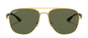 Ray-Ban RB3683 001/58 Square Polarized Sunglasses