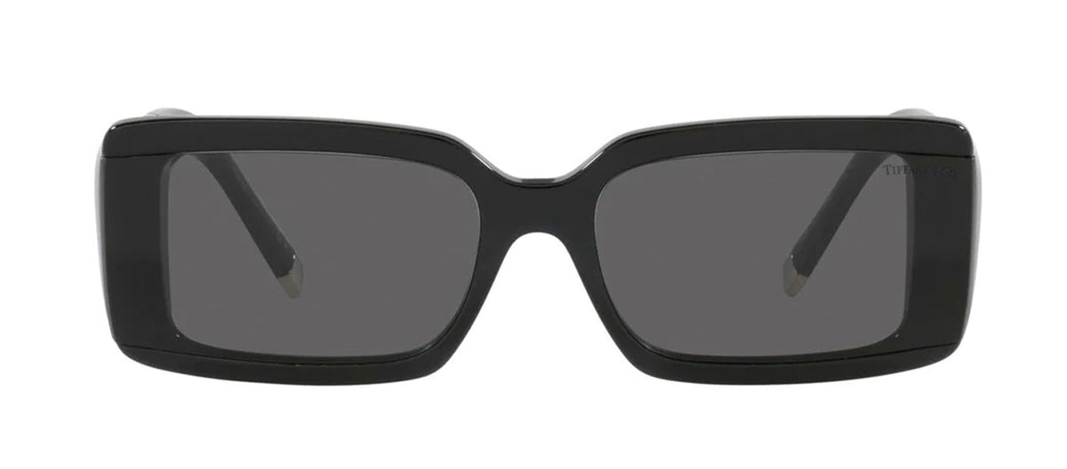 Tiffany HardWear Sunglasses in White Acetate with Grey Lenses