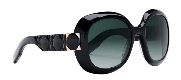 Dior LADY 9522 R2I CD 40114 I 01B Oval Sunglasses